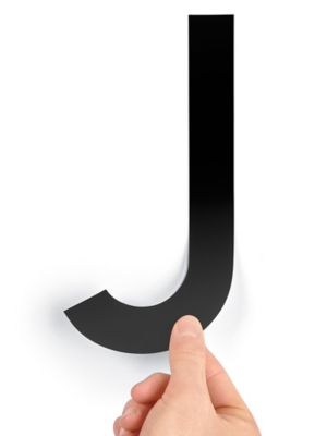 8" Single Letter Die-Cut Labels - "J" S-23449-J