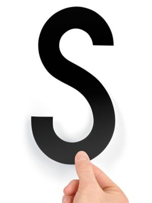 8" Single Letter Die-Cut Labels - "S" S-23449-S
