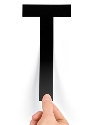 8" Single Letter Die-Cut Labels - "T" S-23449-T