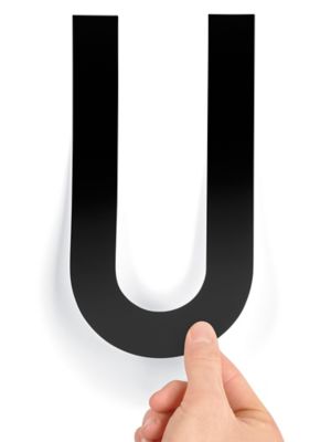 8" Single Letter Die-Cut Labels - "U" S-23449-U