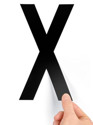 8" Single Letter Die-Cut Labels - "X" S-23449-X