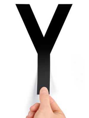 8" Single Letter Die-Cut Labels - "Y" S-23449-Y