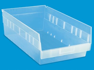 Stackable Bin Lids - 11 x 11 - Carton of 6 , Clear - ULINE - S-20793