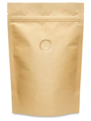 Stand-Up Coffee Pouches - 6 x 9 x 3"