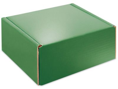 Colored Mailers - 6 x 6 x 3", Green S-23462G