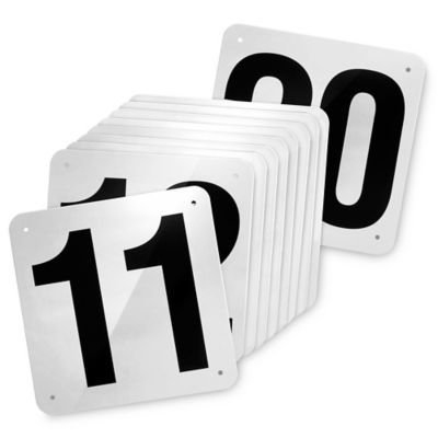 Outdoor Dock Door Signs - 18 x 18", 11-20 S-23469-11