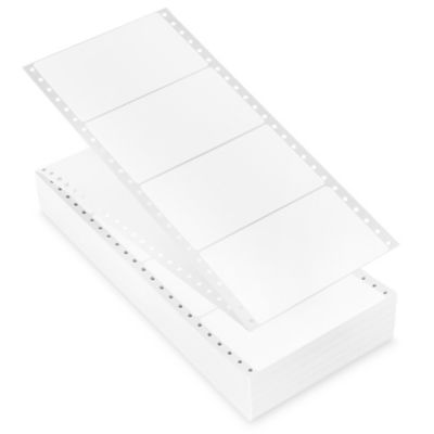 Uline Pinfeed Computer Labels - White, 5 x 2 15/16" S-2347