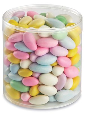 Clear Round Boxes - 4 x 4" S-23476
