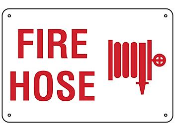 "Fire Hose" Sign - Aluminum S-23491A