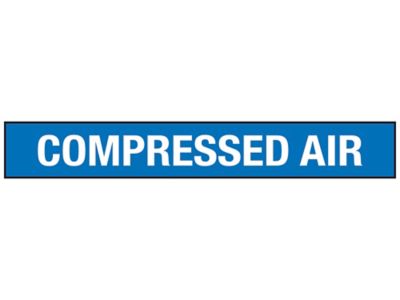 "Compressed Air" Pipe Markers