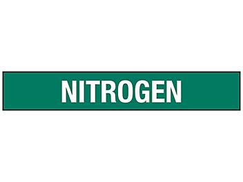 "Nitrogen" Pipe Markers - 2 1/2 - 7 7/8" Pipe Diameter S-23498-2