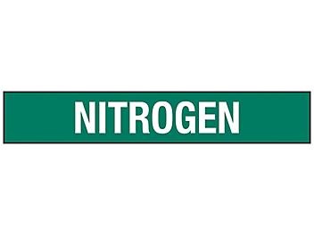 "Nitrogen" Pipe Markers - 8"+ Pipe Diameter S-23498-3