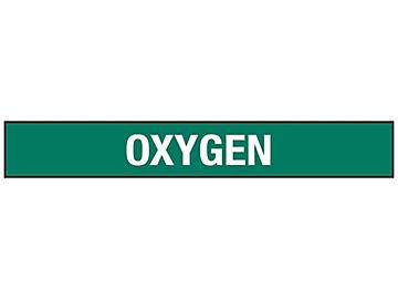 "Oxygen" Pipe Markers