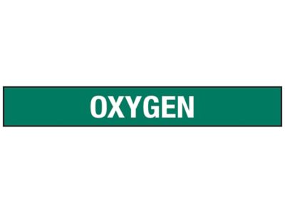  "Oxygen" Pipe Markers