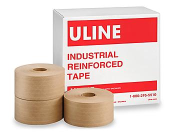 Uline Industrial Reinforced Kraft Tape - 3" x 375' S-2350