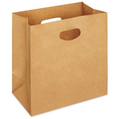 Paper Take-Out Bags - 11 x 6 x 11", Kraft S-23514