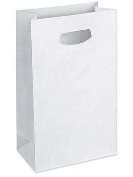 Paper Take-Out Bags - 8 x 4 x 13 5/8", White S-23516
