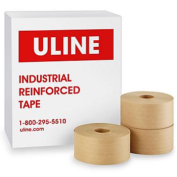 Uline Industrial Reinforced Kraft Tape - 3" x 450' S-2351