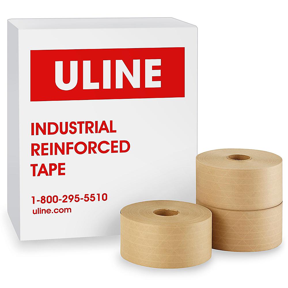 3" x 450' Packing Moving Shipping Glass Uline Industrial Reinforced Kraft Tape