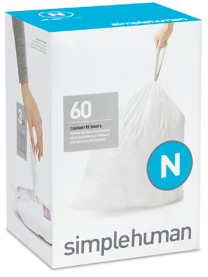 simplehuman® Trash Liners - Code N S-23527 - Uline