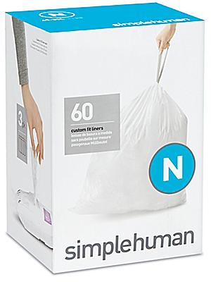 simplehuman® Trash Liners - Code N S-23527 - Uline
