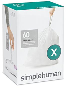 simplehuman&reg; Trash Liners - Code X S-23529
