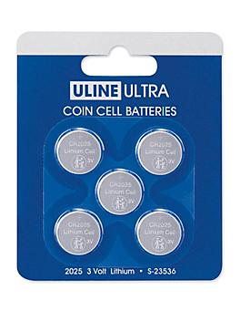 Uline Ultra 2025 Coin Cell Batteries S-23536