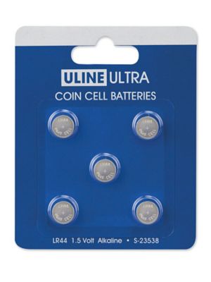 Uline Ultra LR44 Coin Cell Batteries S 23538 Uline