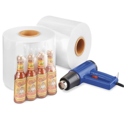Cryovac&reg; CT-304 Polyolefin Shrink Film Roll - 55 gauge, 8" x 4,770' S-23559