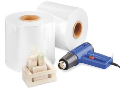 Cryovac&reg; CT-305 Polyolefin Shrink Film Roll - 70 gauge, 8" x 3,750' S-23566