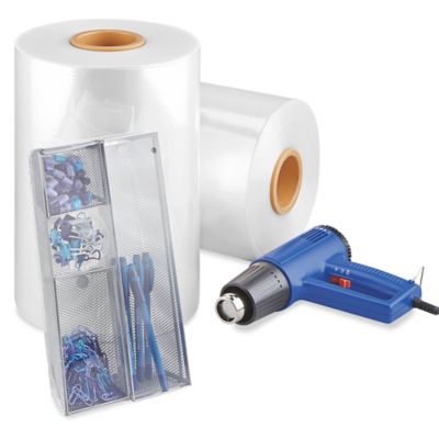 Cryovac&reg; CT-305 Polyolefin Shrink Film Roll - 70 gauge, 14" x 3,750', Plain S-23569C