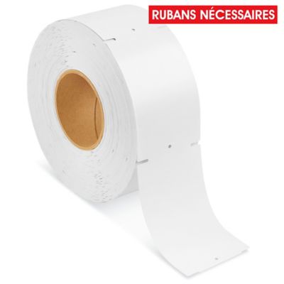 Perforated Industrial Thermal Transfer Tags - 3 x 5", Ribbons Required S-23580