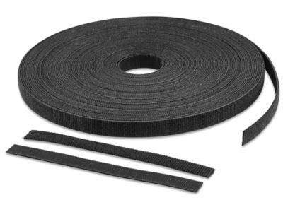 Velcro Brand Perforated Straps - 1/2 x 6, Black - ULINE - S-23591