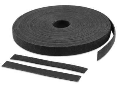 Velcro Adjustable Reusable Eco Pre-Cut Straps, Black, 5 x 0.3-in, 6-pk