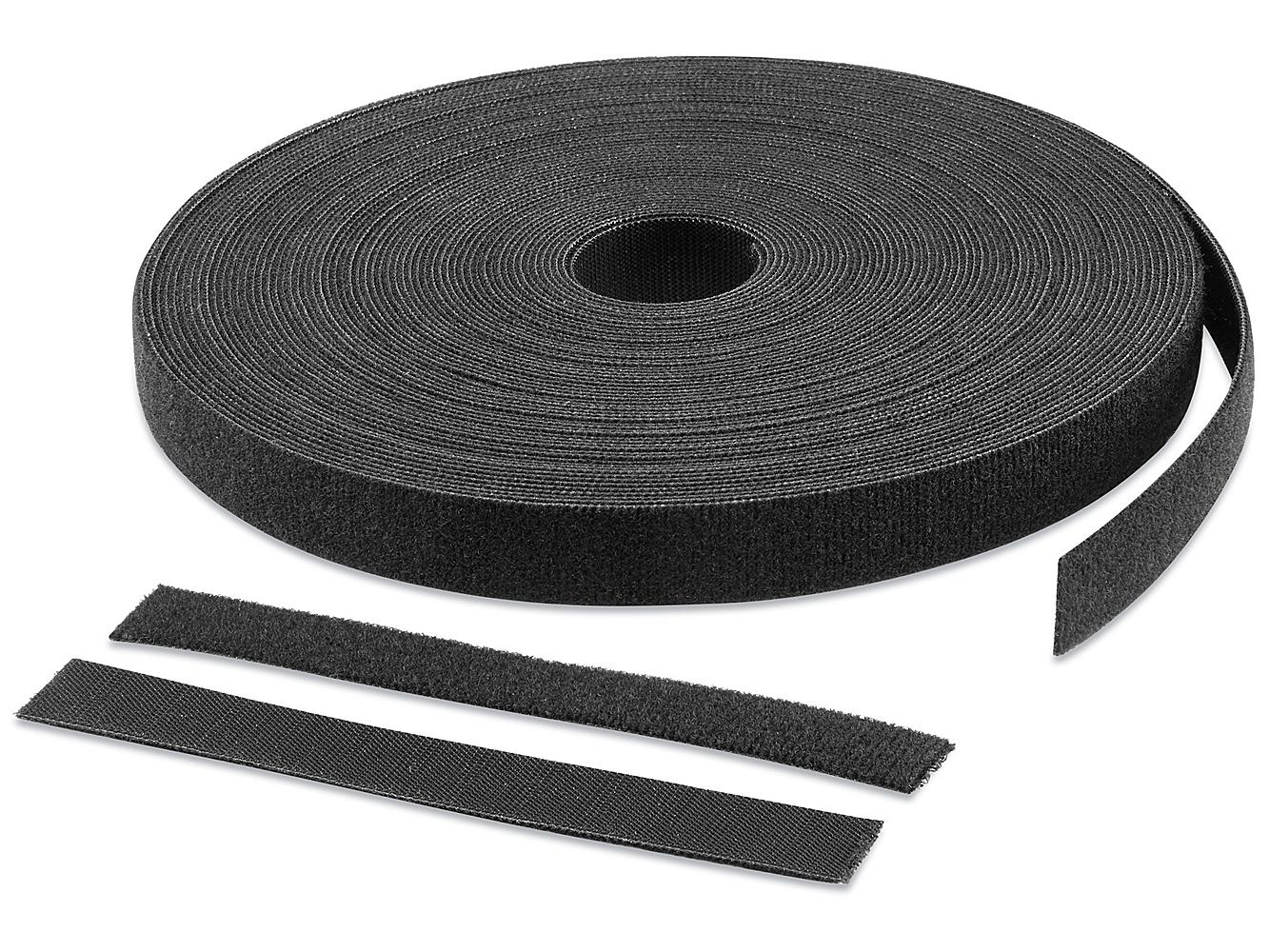 Velcro® Brand Perforated Straps - 3/4 x 6, Black S-23592 - Uline