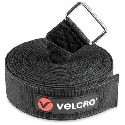 Jumbo Velcro Brand Strap - Heavy Duty, 2 x 16', Black - ULINE - S-23594
