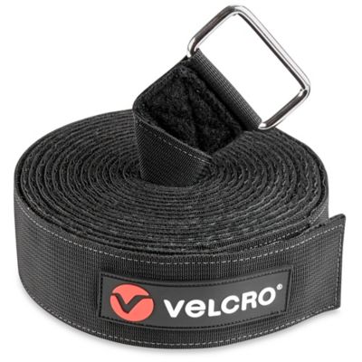 Velcro Brand Perforated Straps - 1/2 x 6, Black - ULINE - S-23591