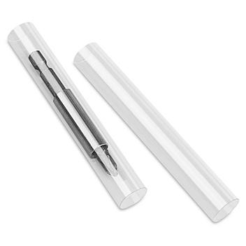 Clear Plastic Tubes - 1/2 x 4" S-23600