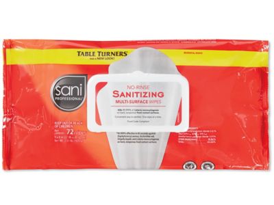 Sani-Wipe® Toallitas Desinfectantes - 72 unidades S-23602 - Uline