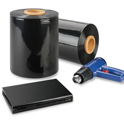 Black Shrink Film Roll - 200 gauge, 14" x 1,313' S-23621