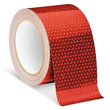 Outdoor Reflective Tape - 3" x 50', Red S-23631R