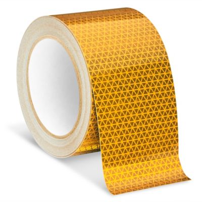 Outdoor Reflective Tape - 3" x 50', Yellow S-23631Y