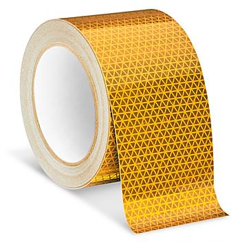 Outdoor Reflective Tape - 3" x 50', Yellow S-23631Y