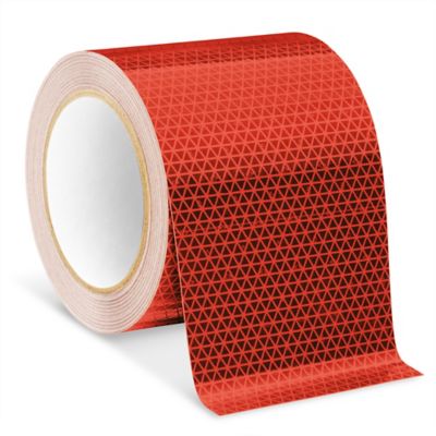 Outdoor Reflective Tape - 4 x 50', Red S-23632R - Uline