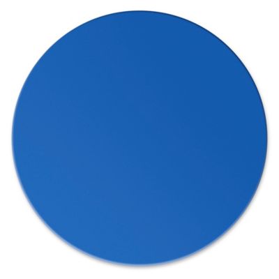 Mighty Line&reg; Deluxe Safety Tape Shapes - 3 1/2", Dot, Blue S-23656BLU