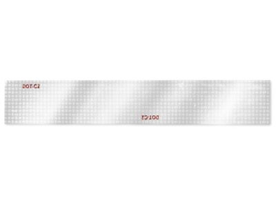 Uline Reflective Conspicuity Tape Strips - 2 x 12", White S-23667
