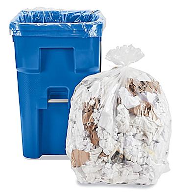 Uline – Sacs poubelle industriels – 2 mil, 75 gallons, transparent