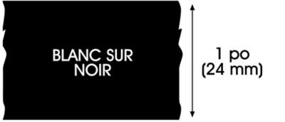 Ruban adhésif d'étiquettes TZE