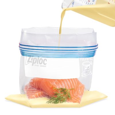 冷凍ML100 Ziploc® Freezer Bags - 1 Quart S-23778 - ULINE