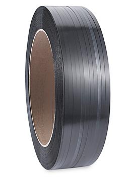 Uline Poly Strapping - 1/2" x .029" x 5,600', Black S-2377